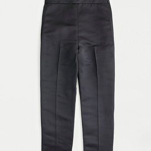 J Crew High-rise cigarette pant in satin